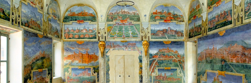 Castello di Spezzano, sala delle vedute